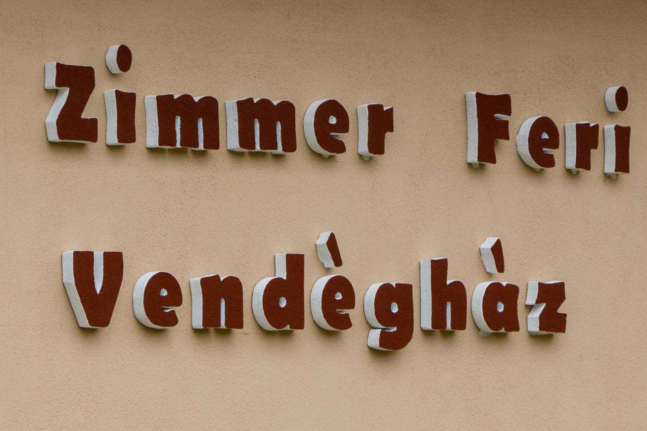 Zimmer Feri Vendeghaz Otel Abaújszántó Dış mekan fotoğraf
